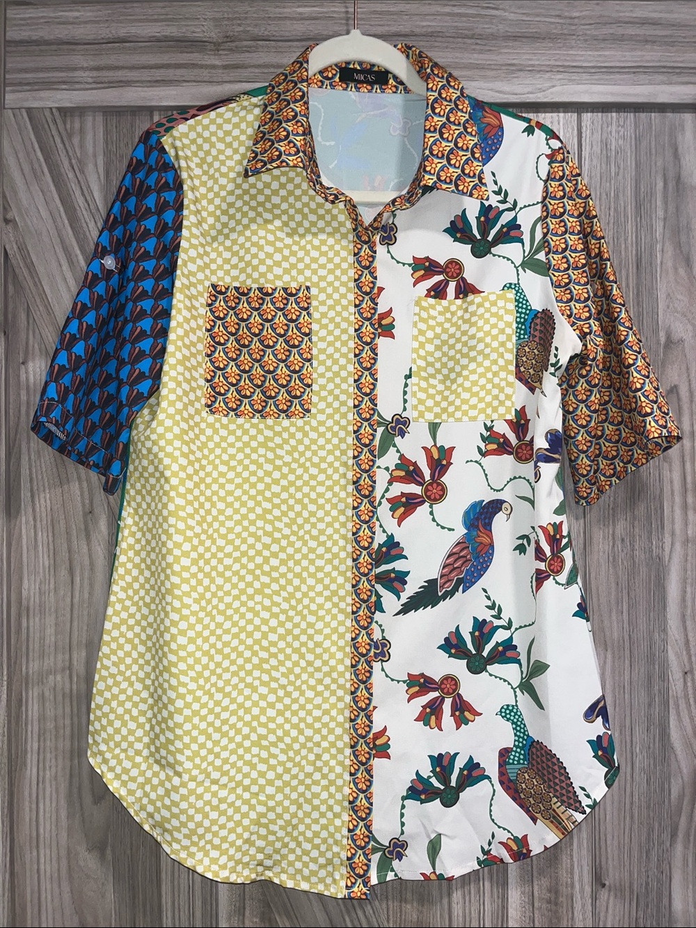MICAS - Colorful Floral & Geometric Two-Piece Set - Size M